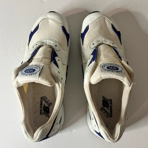 New Balance 500 Running Shoes White/Blue | Approx. Men’s Size 9.5-10 - Picture 12 of 16